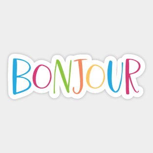 Bonjour Sticker